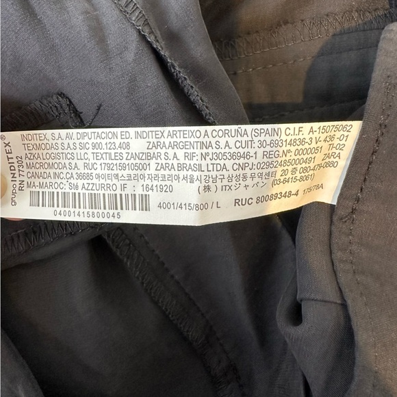 Zara black Pleated Shorts - Picture 8 of 8